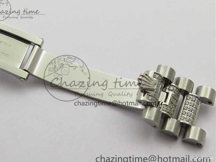 0516 Day-Date 36mm 128239 SS Crystal BP Best Edition White MOP Crystal Marker Dial on SS President Bracelet A MoistureWicking 2682